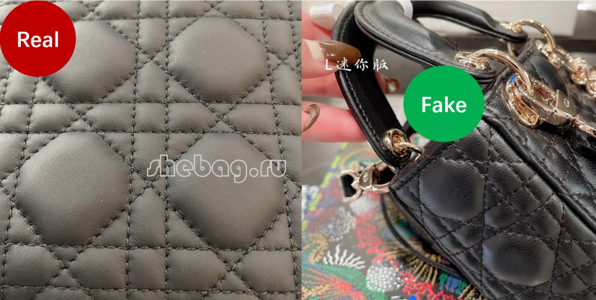 Nola aurkitu diseinatzaile poltsa faltsu bat? (argazki faltsuak eta benetakoak): Dior (2022 eguneratua) - Louis Vuitton poltsa faltsuen kalitate onenaren lineako denda, diseinatzaile poltsa erreplika