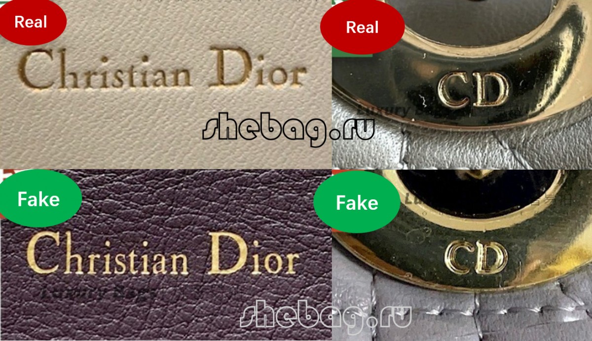 Yadda za a tabo jakar zanen karya?(karya vs ainihin hotuna): Dior (2022 sabunta) -Mafi kyawun ingancin Jakar Louis Vuitton Bag Online Store, Replica designer bag ru