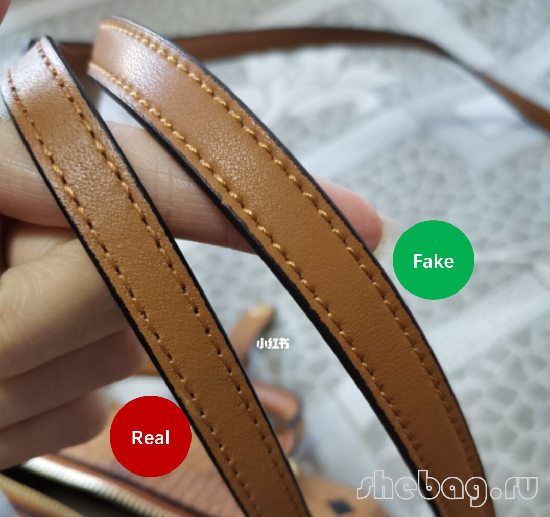 Sahte bir tasarımcı çantası nasıl anlaşılır? (sahte ve gerçek fotoğraflar): MCM-En İyi Kalite Sahte Louis Vuitton Çanta Online Mağazası, Çoğaltma tasarımcı çanta ru