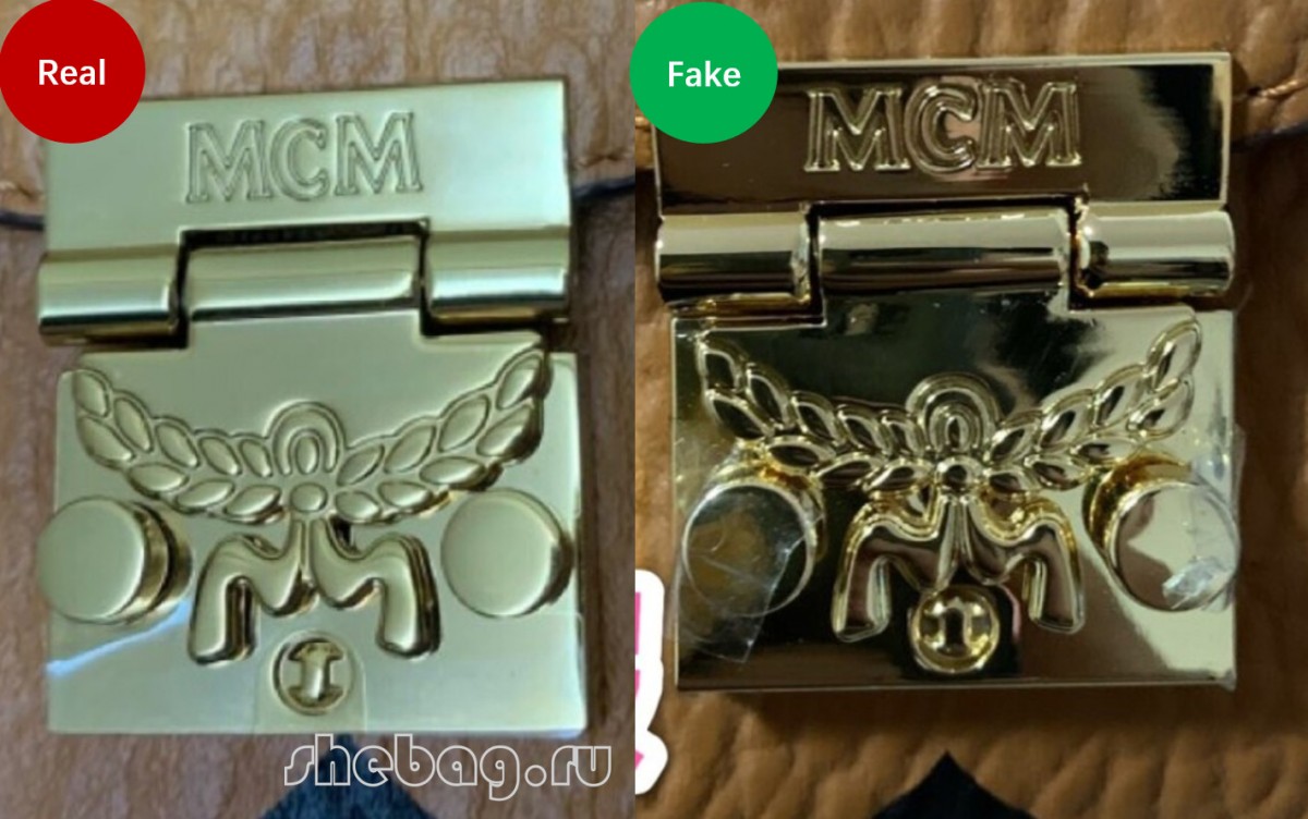 How to spot a fake designer bag?(fake vs real photos): MCM-Best Quality Fake Louis Vuitton Bag Online Store, Replica designer bag ru