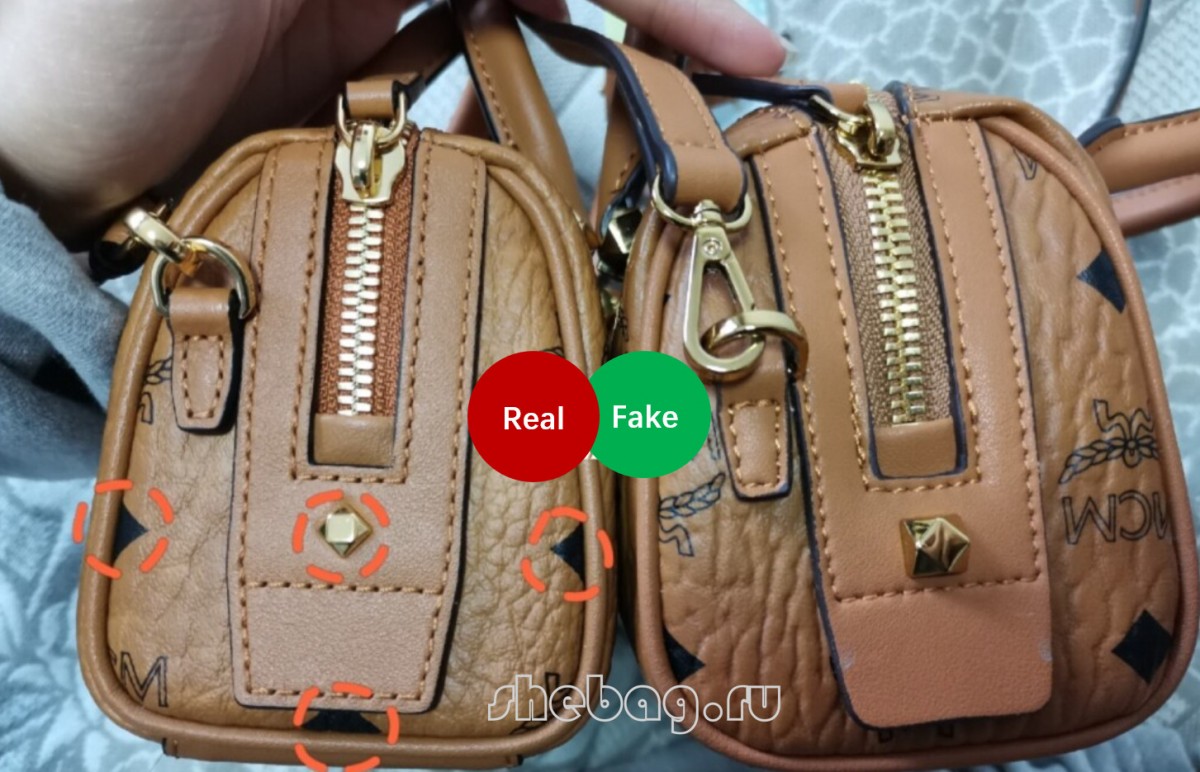 Làm thế nào để phát hiện một chiếc túi hàng hiệu giả? (Ảnh giả và thật): MCM-Best Quality Fake Louis Vuitton Bag Online Store, Replica designer bag ru