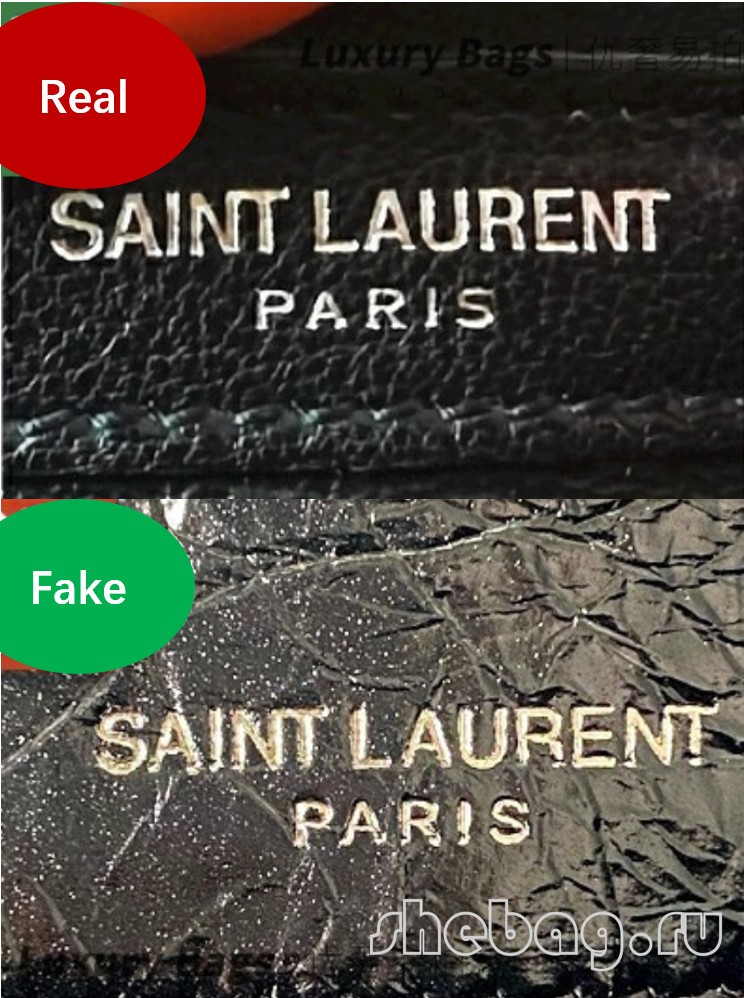 Hvordan får man øje på en falsk designertaske?(falske vs rigtige billeder): YSL (2022 opdateret)-Bedste kvalitet falske Louis Vuitton taske onlinebutik, replika designertaske ru