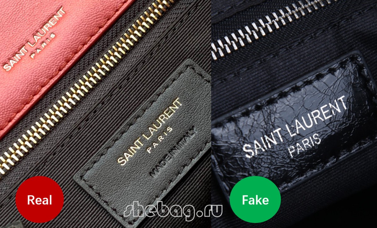 Hoe herken je een nep-designertas? (nep versus echte foto's): YSL (2022 bijgewerkt) - Beste kwaliteit nep Louis Vuitton-tas online winkel, replica designertas ru