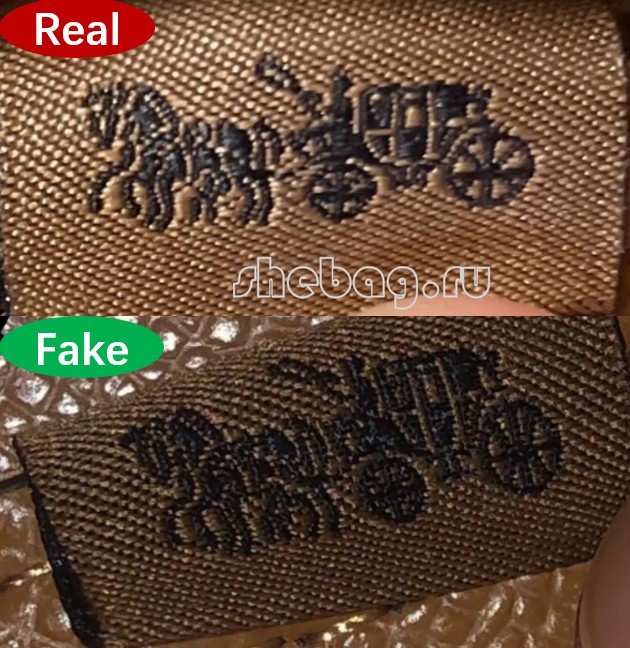 Cum să găsești o geantă de designer falsă? (fotografii false vs reale): Coach (actualizat în 2022)-Magazin online de geanți Louis Vuitton fals de cea mai bună calitate, Replica geantă de designer ru