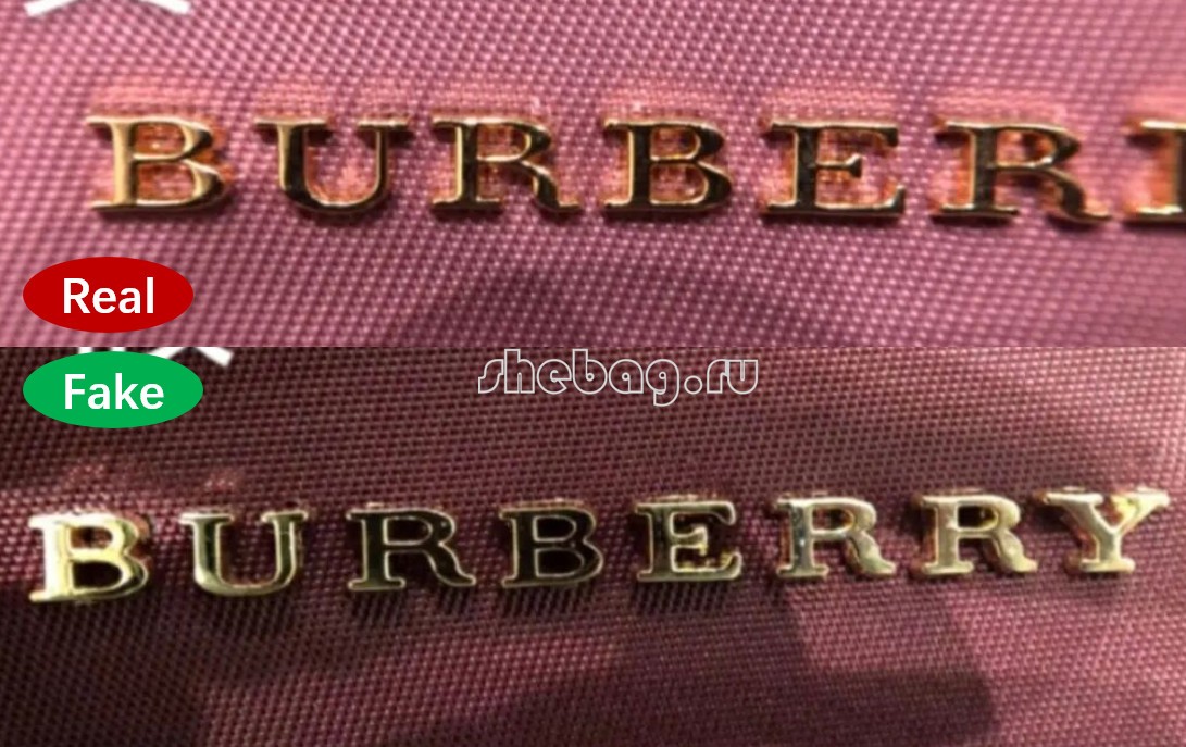 How to spot a fake designer bag?(fake vs real photos photos): Burberry-Best Quality Fake designer Bag Review, Replica designer bag ru