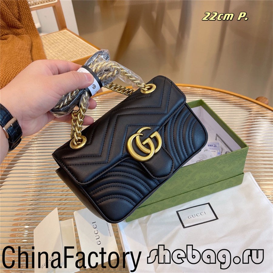 Apo ejika Gucci gg Marmont ajọra dudu ti o ntaa ni Ilu China (titun 2022) - Didara ti o dara julọ Fake Louis Vuitton Bag Online itaja, Apẹrẹ apopọ apo ru