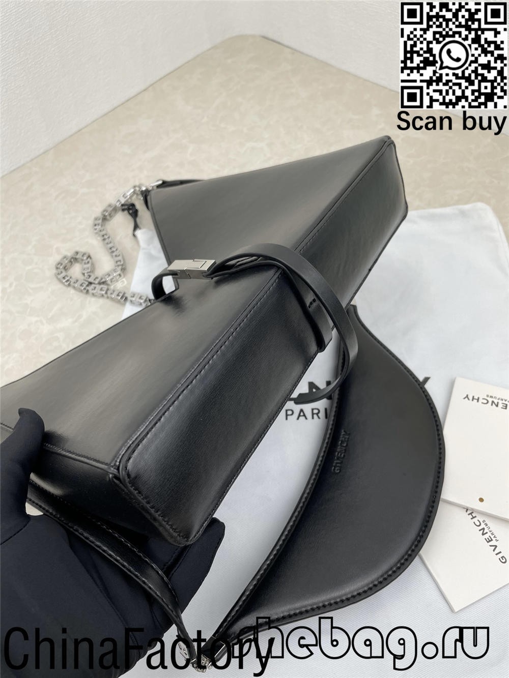 Réplica do bolso negro de Givenchy: Givenchy Cut-Out (actualizado en 2022) - Tenda en liña de bolsos Louis Vuitton falsos de mellor calidade, réplica de bolsos de deseño ru