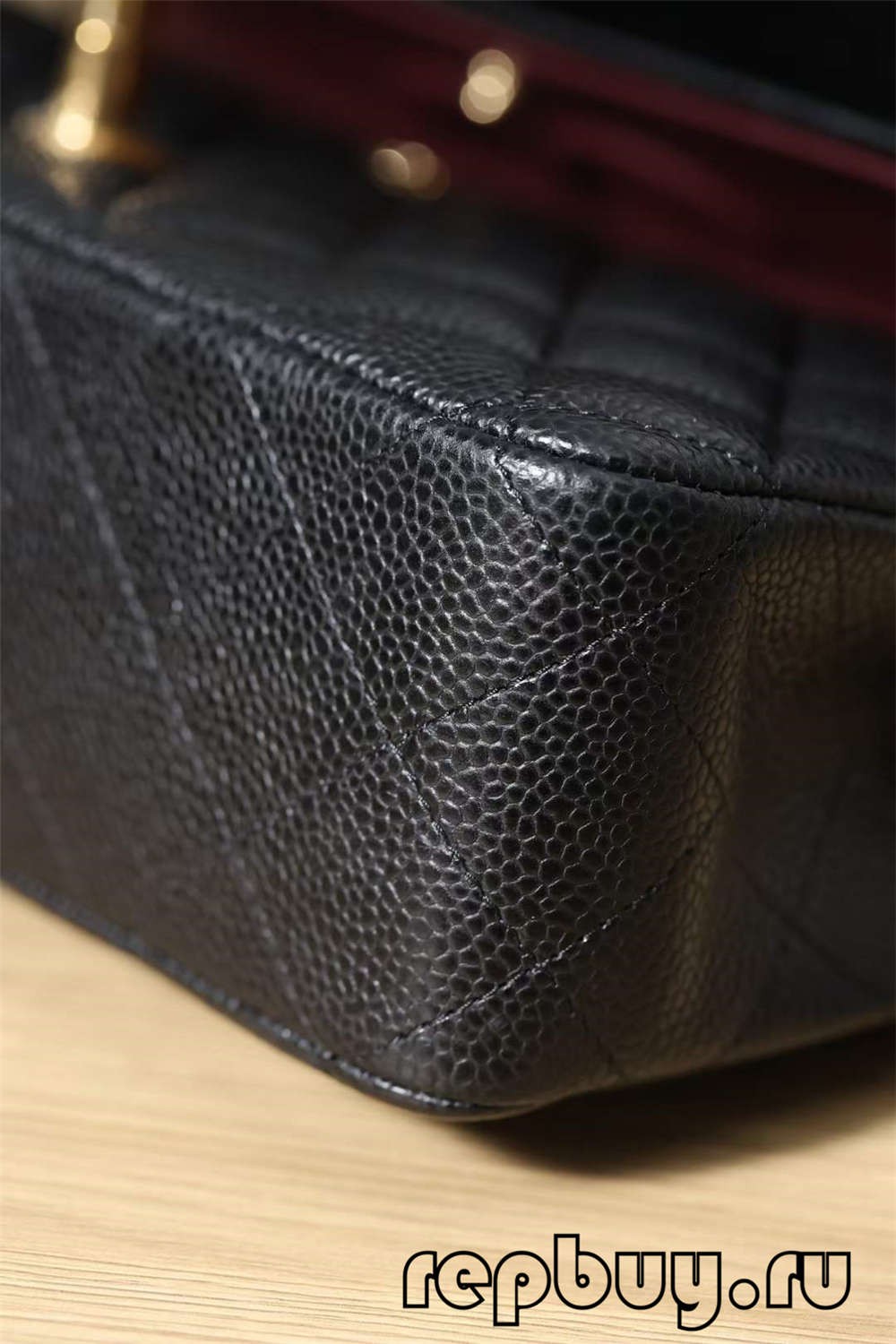 CHANEL Classicc Flap top replica bags black gold buckle 25cm Logo detail (2022 Latest)-Best Quality Fake designer Bag Review, Replica designer bag ru