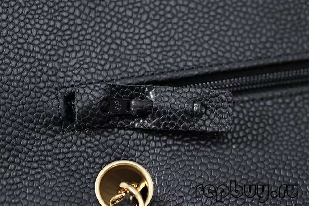 CHANEL Classic Flap top replica bags black gold buckle 25cm hardware and laser label details (2022 Special)-Best Quality Fake designer Bag Review, Replica designer bag ru