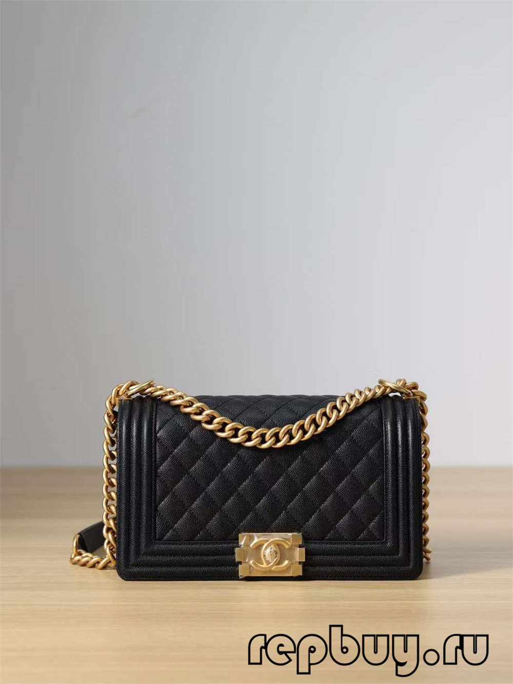 Chanel Leboy Top Replica Handbag Medium Gold Buckle (2022 Edition)-Best Quality Fake designer Bag Review, Replica designer bag ru