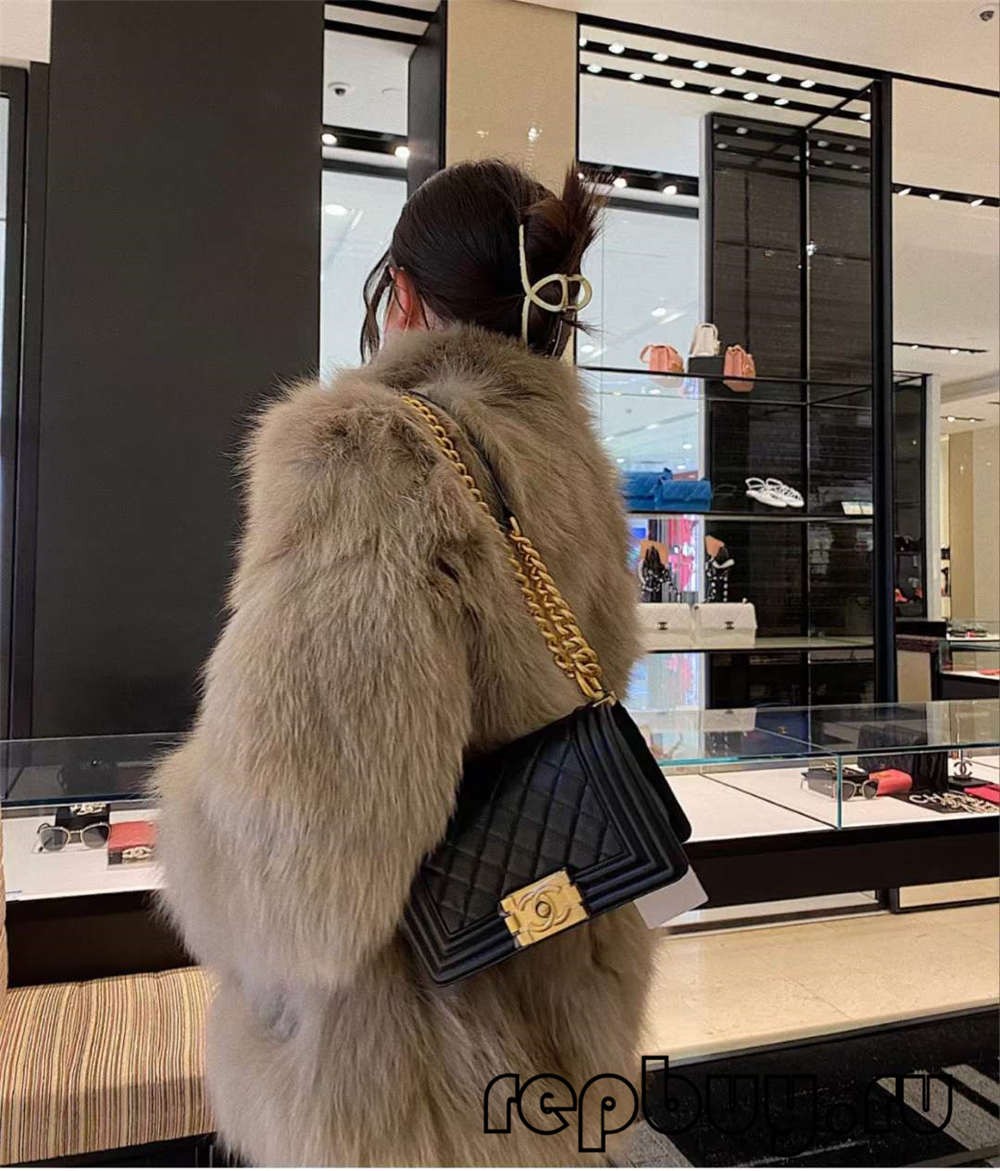 Chanel Leboy top replica handbags small gold buckle daily use effect (2022 Special)-Best Quality Fake designer Bag Review, Replica designer bag ru