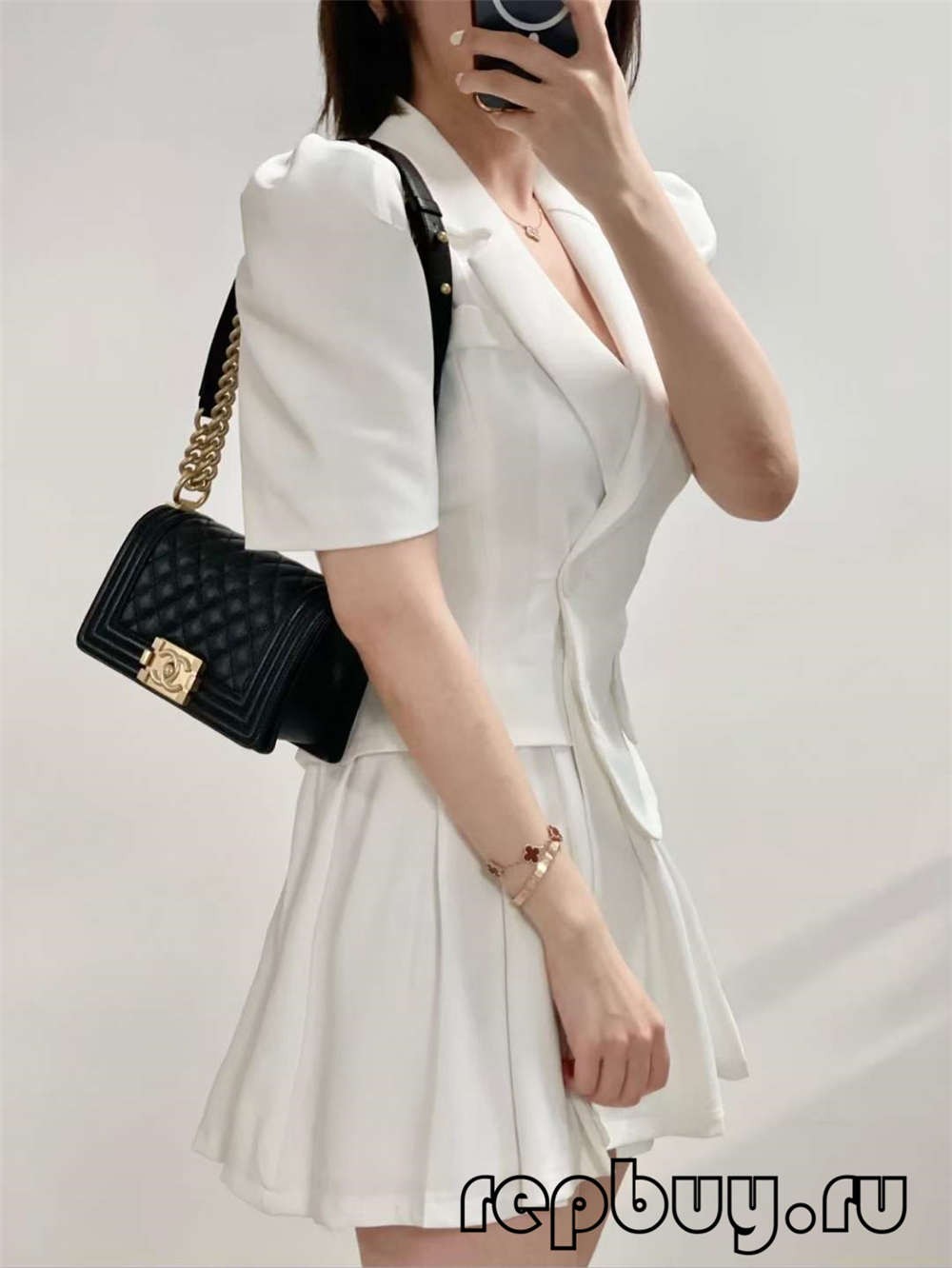Chanel Leboy top replica handbags small gold buckle daily use effect (2022 Special)-Best Quality Fake designer Bag Review, Replica designer bag ru