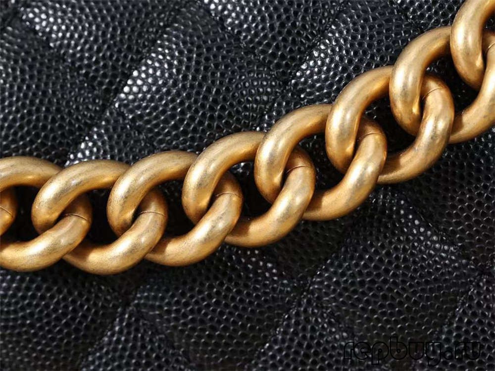 Chanel Le boy top replica handbags medium gold buckle chain detail (2022 Special)-Best Quality Fake designer Bag Review, Replica designer bag ru
