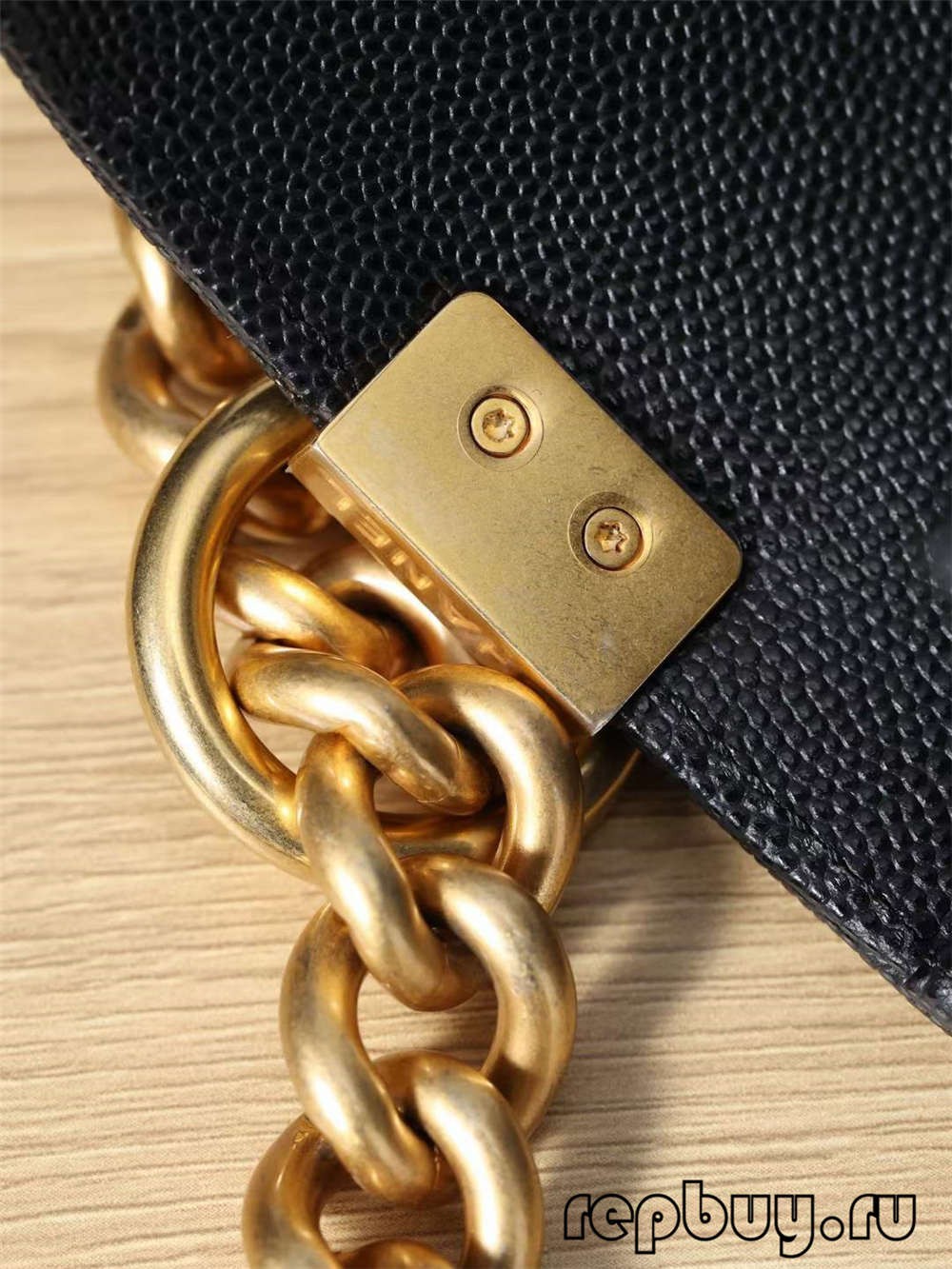 Chanel Le boy top replica handbags medium gold buckle leather and hardware details (2022 Updated)-Best Quality Fake designer Bag Review, Replica designer bag ru