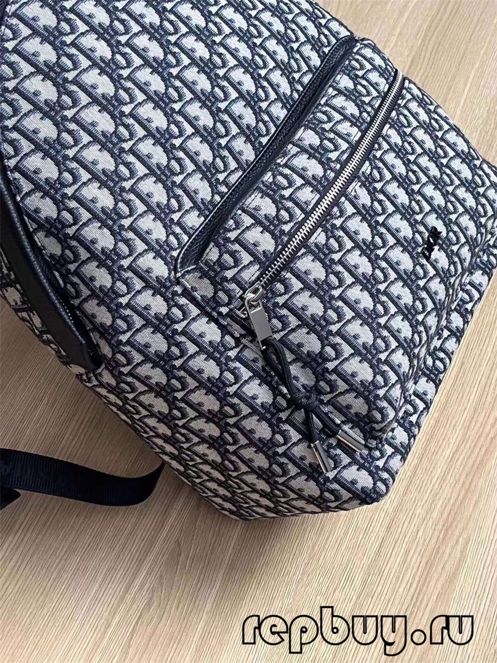 Dior blue embroidery Oblique print top replica duffel bag (2022 Edition)-Best Quality Fake designer Bag Review, Replica designer bag ru
