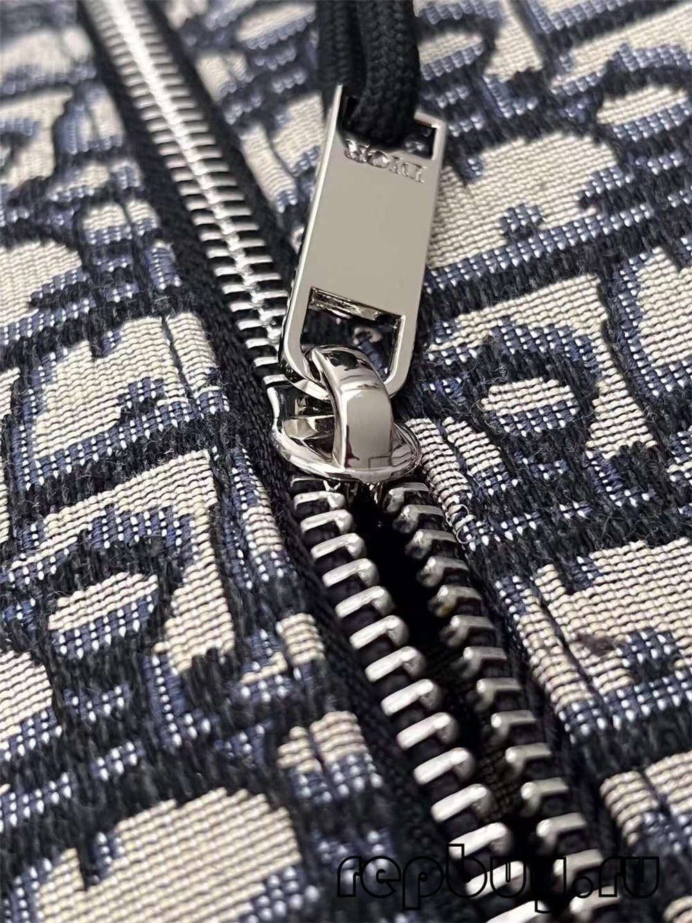 Dior Blue Embroidery Oblique Print Top replica duffel bag Hardware and Logo details (2022 Special)-Best Quality Fake designer Bag Review, Replica designer bag ru