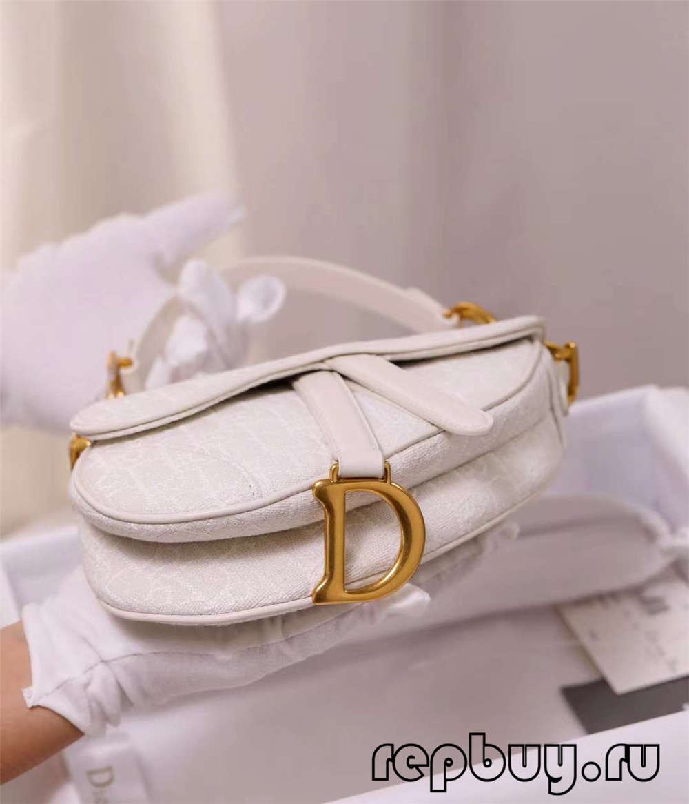 Dior top replica bags white saddle bag 21cm small (2022 Edition)-Best Quality Fake designer Bag Review, Replica designer bag ru