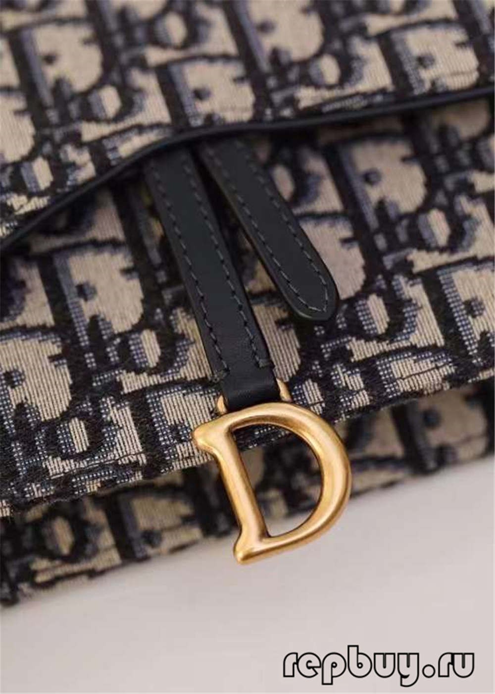 Dior top replica saddle clutch bag 22cm blue jacquard fabric Oblique print (2022 Latest)-Best Quality Fake designer Bag Review, Replica designer bag ru