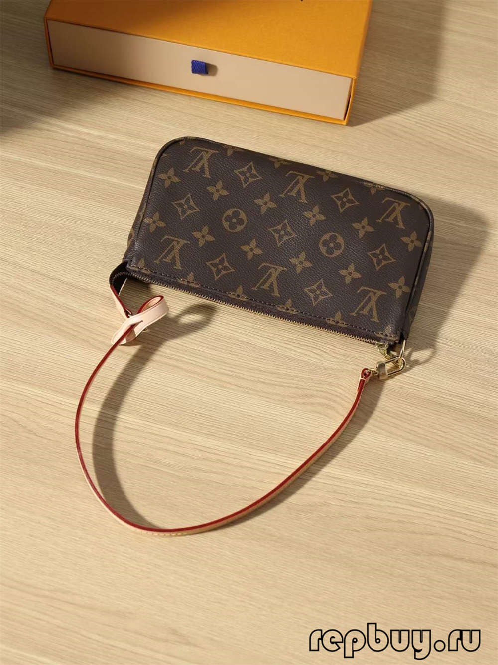 Louis Vuitton M40712 Pochette Accessoires top replica handbags Fabric and hardware details (2022 Edition)-Best Quality Fake designer Bag Review, Replica designer bag ru