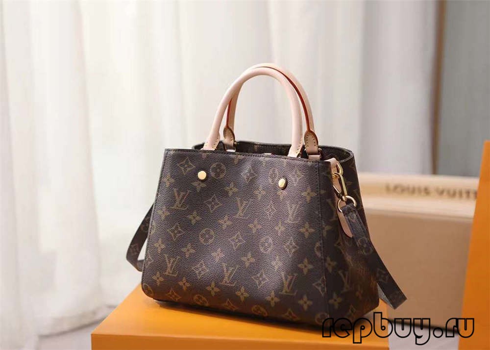 Louis Vuitton M41055 29cm Montaigne BB Top Replica Bags (2022 Updated)-Best Quality Fake designer Bag Review, Replica designer bag ru