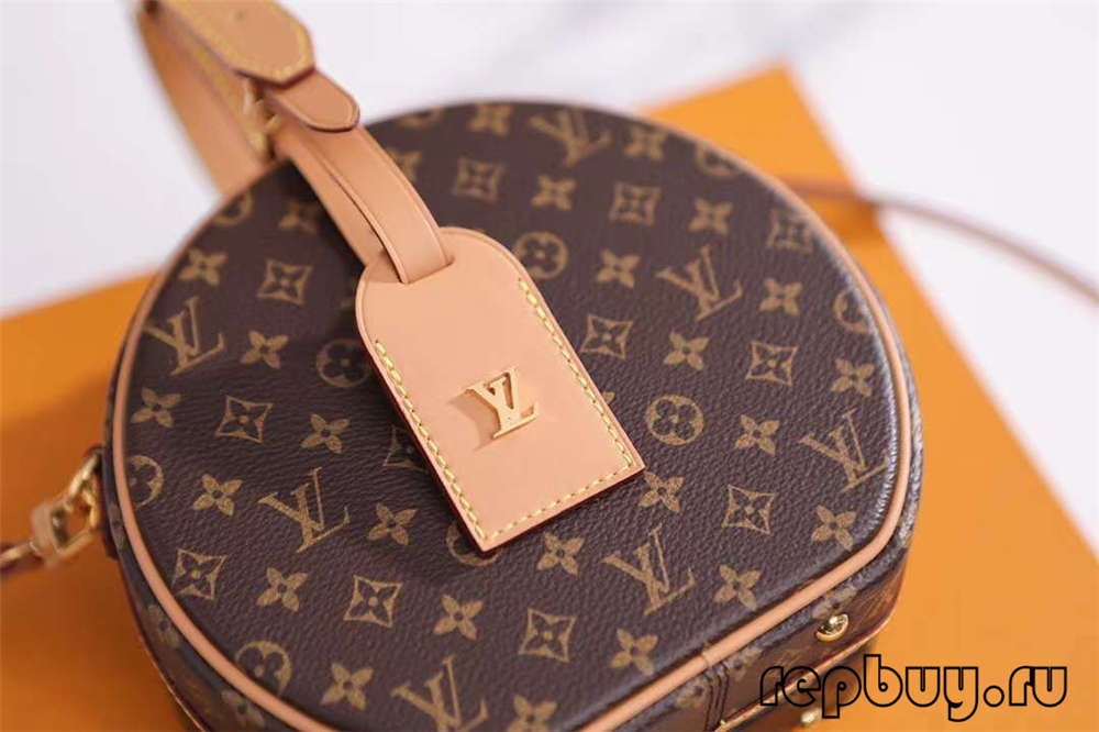 Louis Vuitton M43514 PETITE BOITE CHAPEAU 17.5cm top replica bags Hardware and craft details (2022 Edition)-ហាងអនឡាញកាបូប Louis Vuitton ក្លែងក្លាយដែលមានគុណភាពល្អបំផុត កាបូបអ្នករចនាម៉ូដចម្លង ru