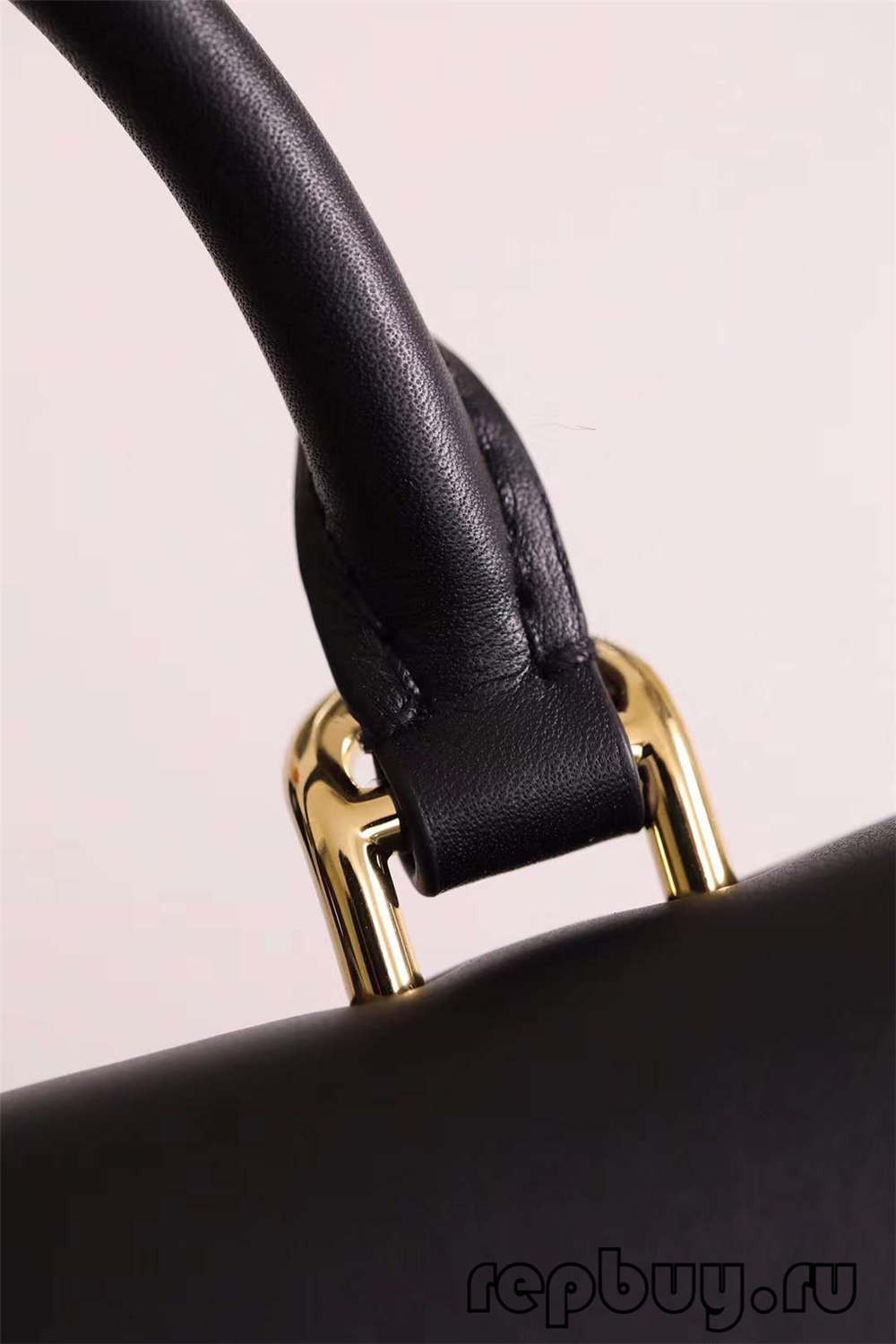 Louis Vuitton M44141 20cm Lock BB Siyah üst replika çanta (2022 Özel)-En İyi Kalite Sahte Louis Vuitton Çanta Online Mağazası, Çoğaltma tasarımcı çanta ru