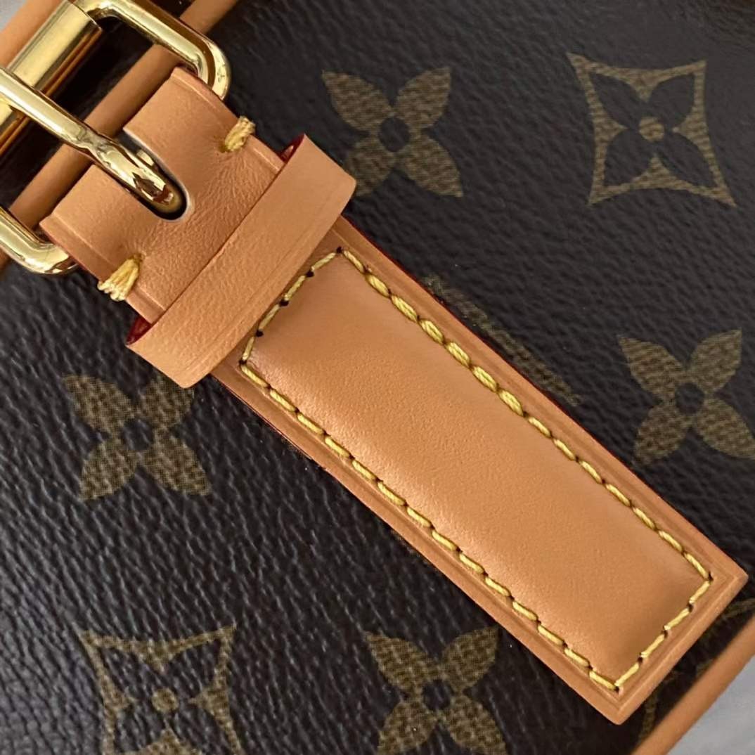 Louis Vuitton M44860 Tambourin top replica handbags Logo and stitching details (2022 Updated)-Best Quality Fake designer Bag Review, Replica designer bag ru