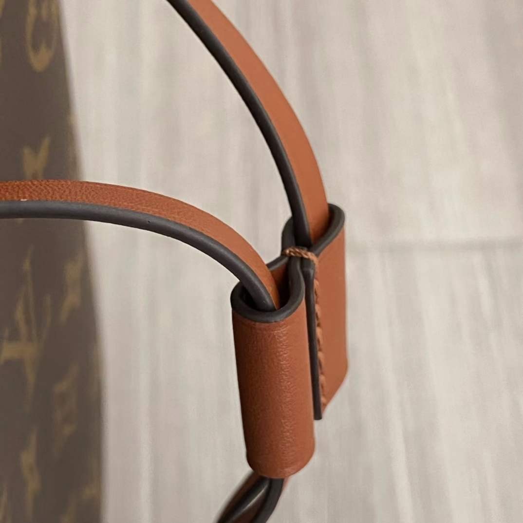 Louis Vuitton M44887 NÉONOÉ Top Replica Handbag Zipper and hardware details (2022 Edition)-Best Quality Fake designer Bag Review, Replica designer bag ru