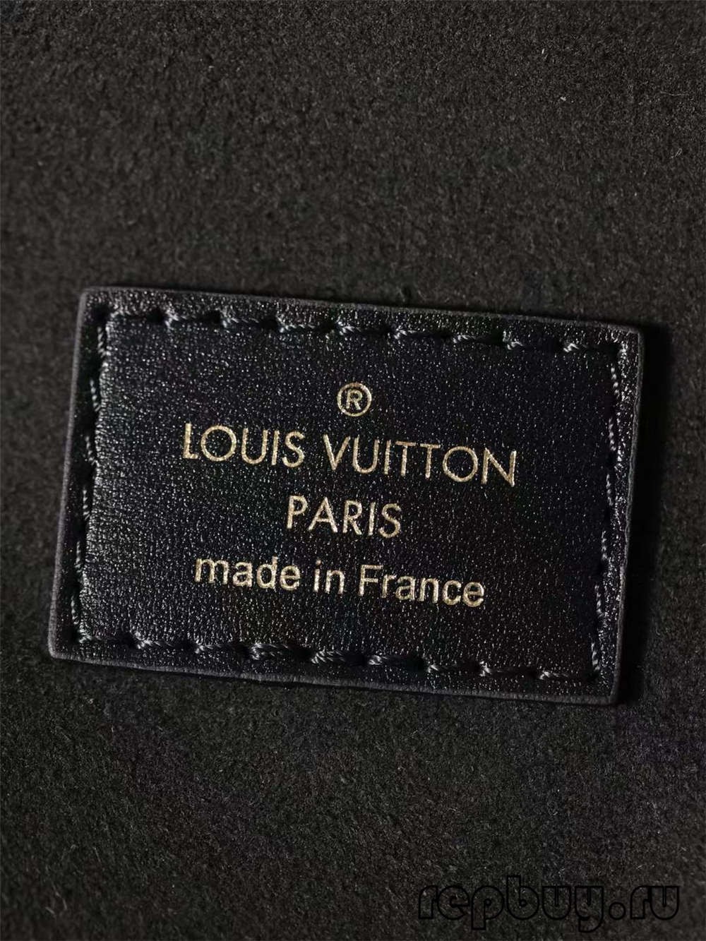 Louis Vuitton M45165 VANITY Small Top Replica Handbag Engraving and interior label detail (2022 Updated)-Best Quality Fake designer Bag Review, Replica designer bag ru