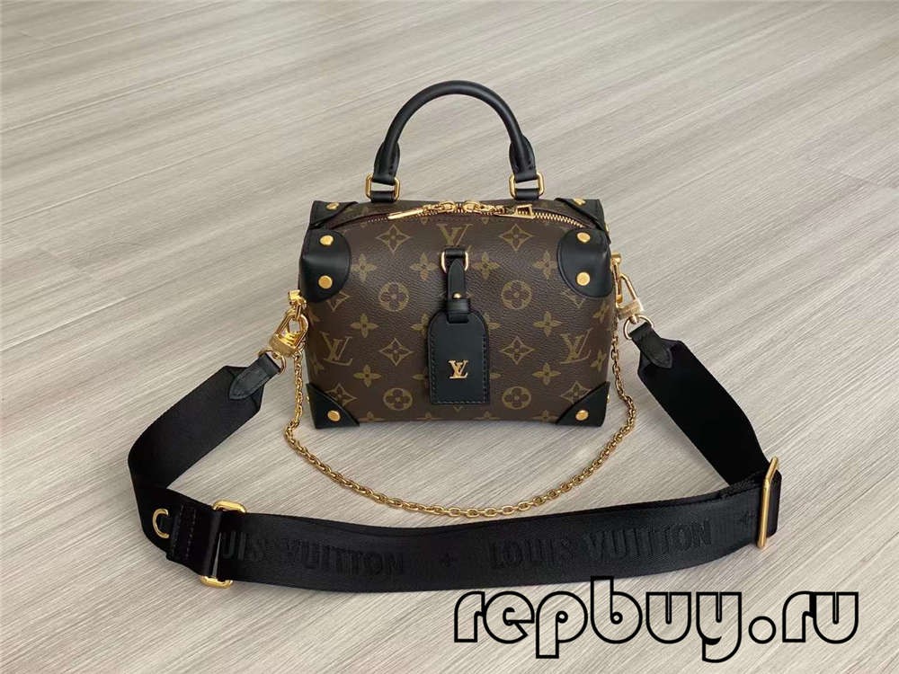 Louis Vuitton M45571 Petite Malle Souple Black 20cm Top Replica Bags (2022 Special)-Best Quality Fake designer Bag Review, Replica designer bag ru