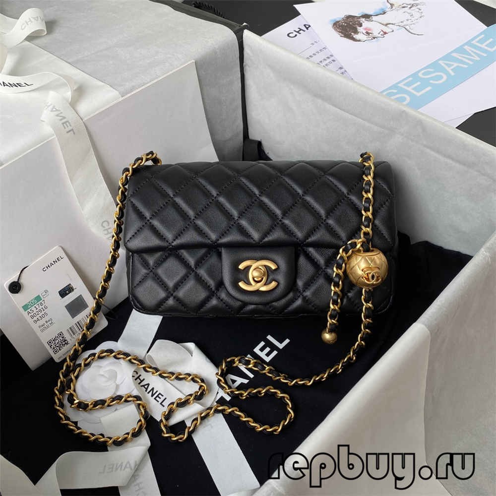 Chanel Classic Flap Golden Ball Эң сапаттуу Реплика сумкалары (акыркы 2022)-Best Quality Fake Louis Vuitton сумка онлайн дүкөнү, Replica дизайнер сумка ru