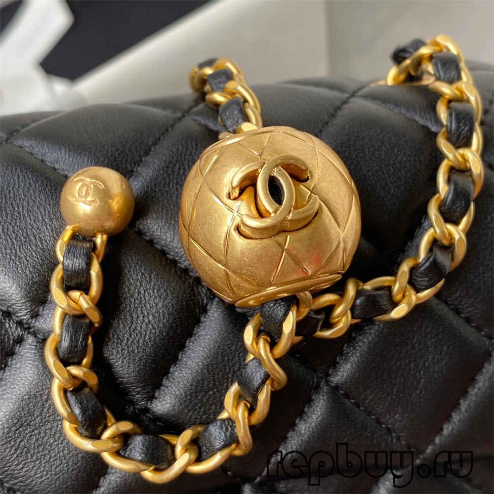 Chanel Classic Flap Golden Ball กระเป๋าจำลองคุณภาพดีที่สุด (ล่าสุด 2022)-ร้านค้าออนไลน์กระเป๋า Louis Vuitton ปลอมคุณภาพดีที่สุด, กระเป๋าออกแบบจำลอง ru