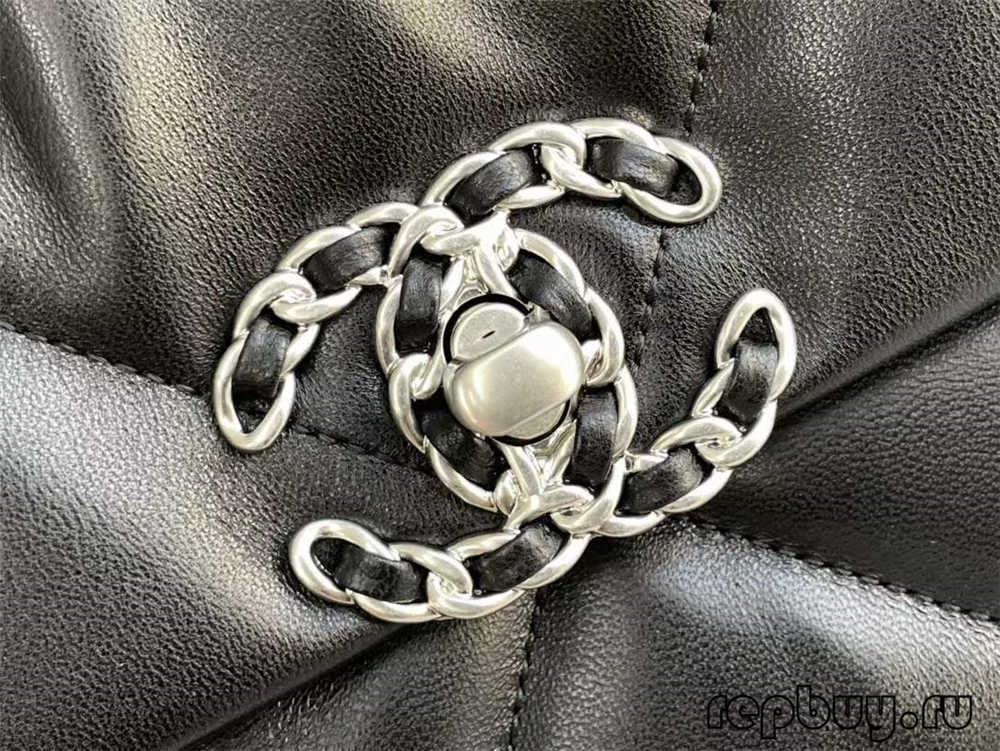 Chanel 19 Qara qızılı toqqa yüksək keyfiyyətli replika çantası (2022 yenilənib)-Best Quality Fake Louis Vuitton Bag Online Store, Replica designer bag ru