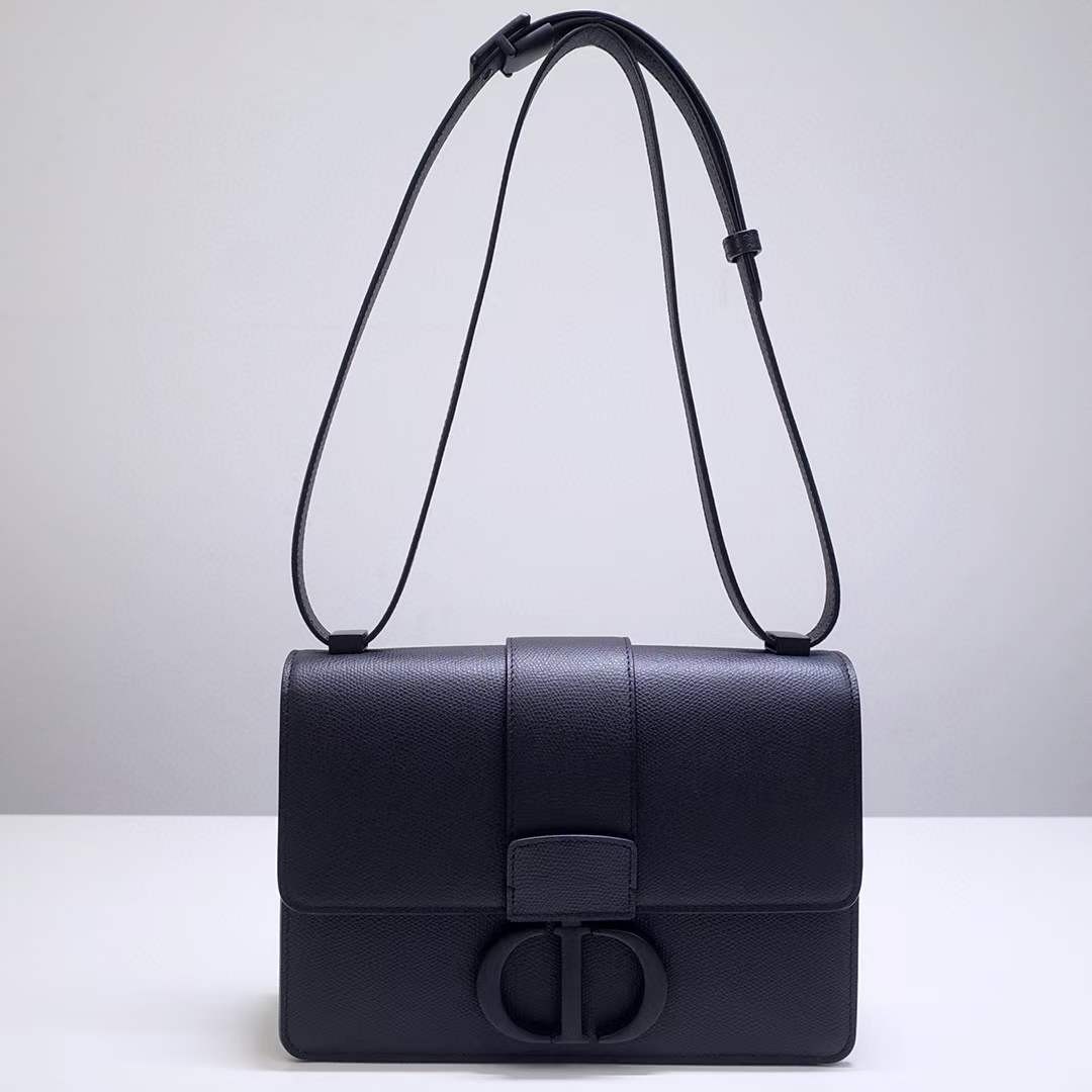 Dior 30 Montaigne Frosted black buckle Best quality replica bag (2022 updated)-L-Aħjar Kwalità Foloz Louis Vuitton Bag Online Store, Replica designer bag ru