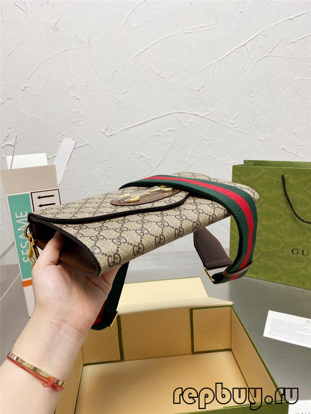 Gucci 1955 Horsebit best quality replica bag (2022 updated)-Best Quality Fake Louis Vuitton Bag Online Store, Replica designer bag ru