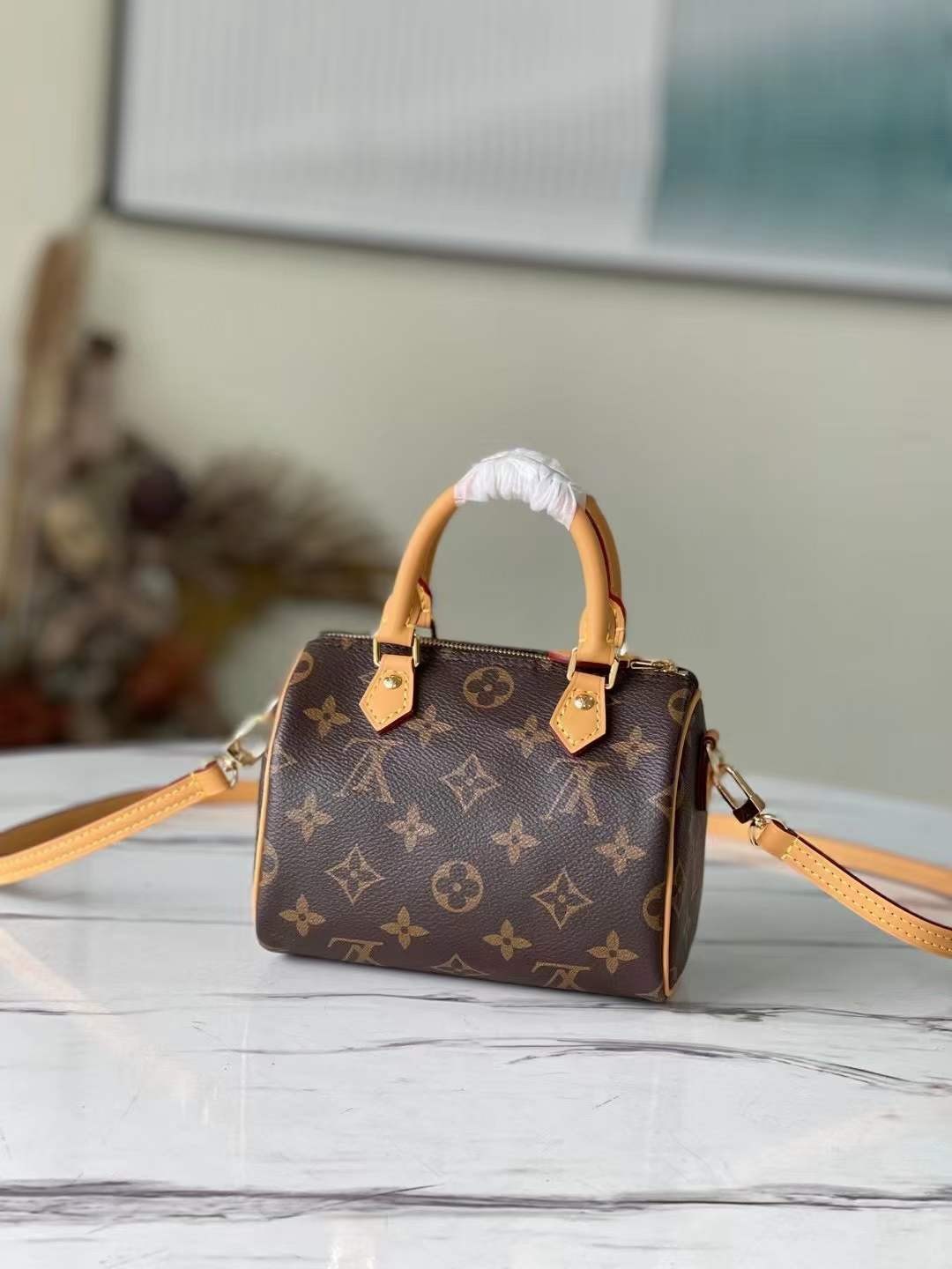 Louis Vuitton M81085 NANO SPEEDY Best quality replica bag (2022 updated)-Best Quality Fake designer Bag Review, Replica designer bag ru
