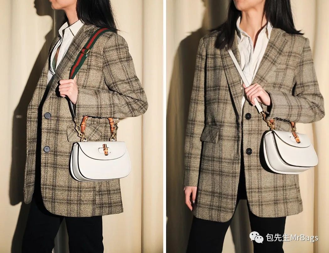 Gucci sili ona ta'uta'ua fa'atusa taga fa'ailoga - Gucci Bamboo 1947 (2022 lomiga fou)-Tagata Lelei Fake Louis Vuitton Bag Faleoloa i luga ole laiga, Fa'atusa taga fa'ailoga taga ru