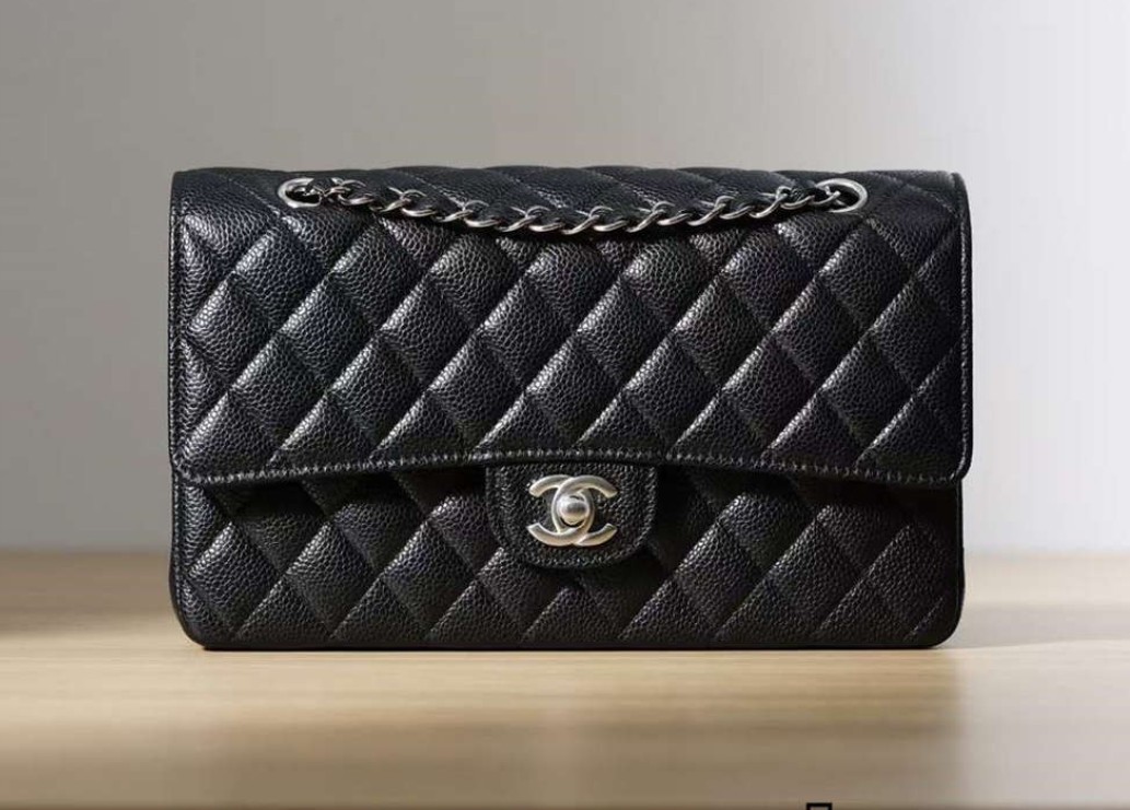 Shebag Best Seller de todos los tiempos——Top Replica Chanel's Most Classic Medium 25cm Classic Flap (Chanel CF Caviar Leather Black) (2022 actualizado)-Mejor calidad Fake Louis Vuitton Bag Online Store, Replica designer bag ru