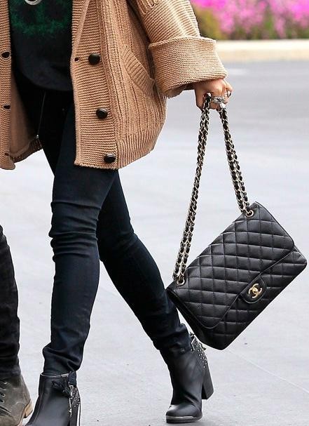 Shebag Best Seller de todos los tiempos——Top Replica Chanel's Most Classic Medium 25cm Classic Flap (Chanel CF Caviar Leather Black) (2022 actualizado)-Mejor calidad Fake Louis Vuitton Bag Online Store, Replica designer bag ru