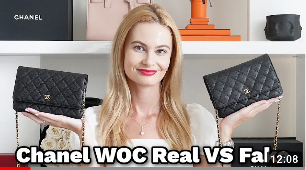 Chanel WOC Real VS Fake || Akohia me pehea te kite i nga rereketanga （2022 kua whakahouhia）-Kounga pai rawa atu te Kaihoahoa rūpahu Arotake Peke, Peeke tauira tauira ru