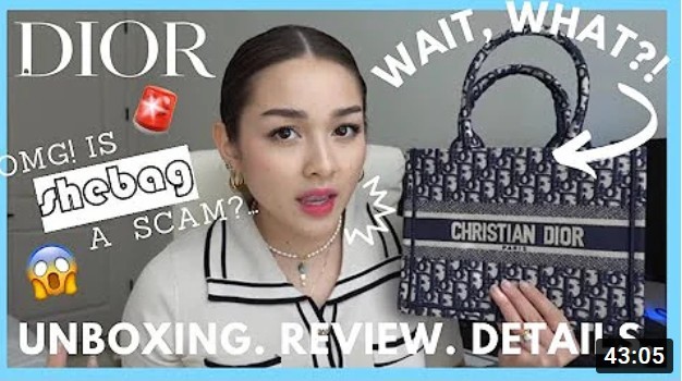 IS SHEBAG WORTH IT? | CHRISTIAN DIOR SMALL TOTE (Unboxing + Honest Review) | Affordable Luxury Item (2022 Latest)-Best Quality Fake designer Bag Review, Replica designer bag ru
