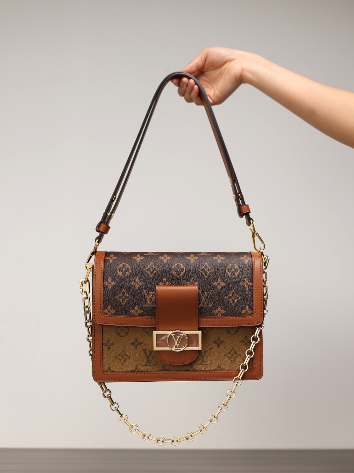 How good quality is a Shebag LV Dauphine bag（2023 Hardware updated）-Dyqani në internet i çantave të rreme Louis Vuitton me cilësi më të mirë, çanta modeli kopje ru