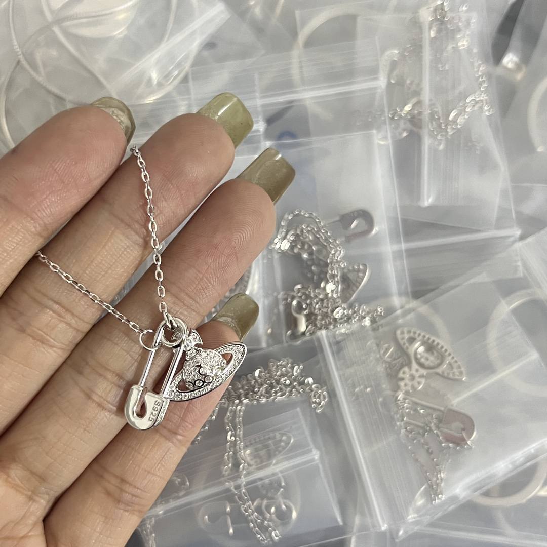 Shebag 925 Silver jewelry collection part 4 of 4（2024 Aug updated）-Kedai Dalam Talian Beg Louis Vuitton Palsu Kualiti Terbaik, Beg reka bentuk replika ru