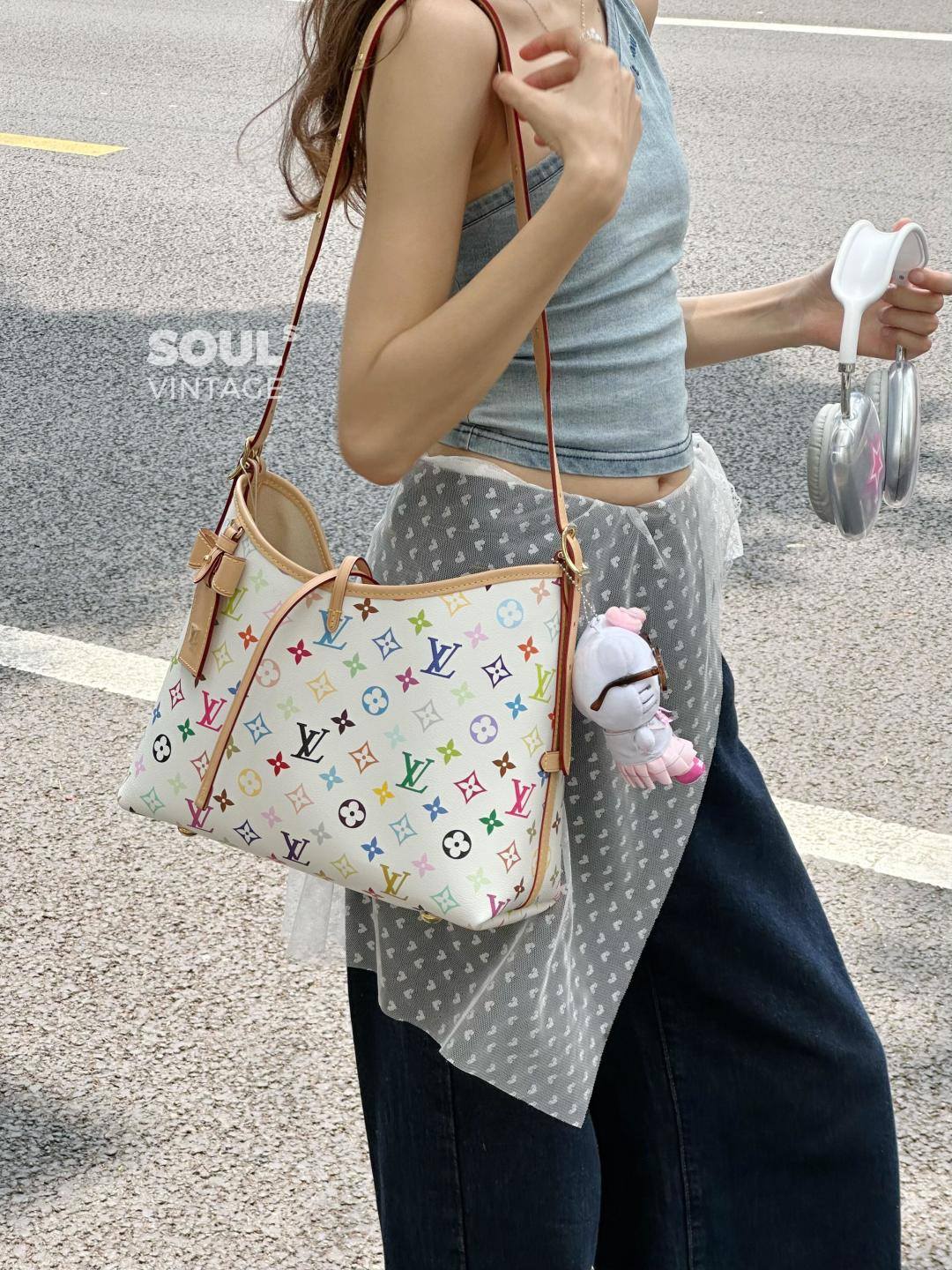 Shebag buys an Authentic Louis Vuitton Carryall white monogram bag(Oct 2025 updated)-بهترين معيار جي جعلي لوئس ويٽون بيگ آن لائين اسٽور، ريپليڪا ڊيزائنر بيگ ru