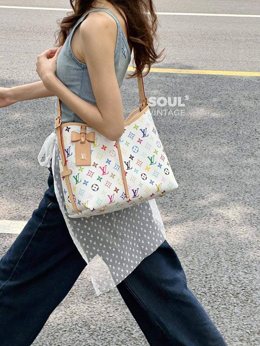 Shebag buys an Authentic Louis Vuitton Carryall white monogram bag(Oct 2025 updated)-بهترين معيار جي جعلي لوئس ويٽون بيگ آن لائين اسٽور، ريپليڪا ڊيزائنر بيگ ru