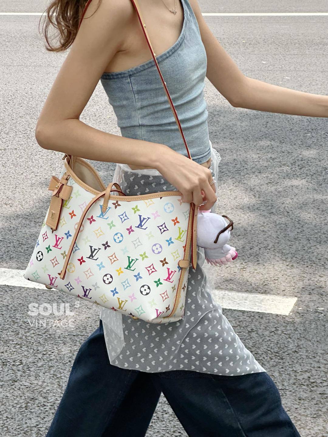 Shebag buys an Authentic Louis Vuitton Carryall white monogram bag(Oct 2025 updated)-بهترين معيار جي جعلي لوئس ويٽون بيگ آن لائين اسٽور، ريپليڪا ڊيزائنر بيگ ru