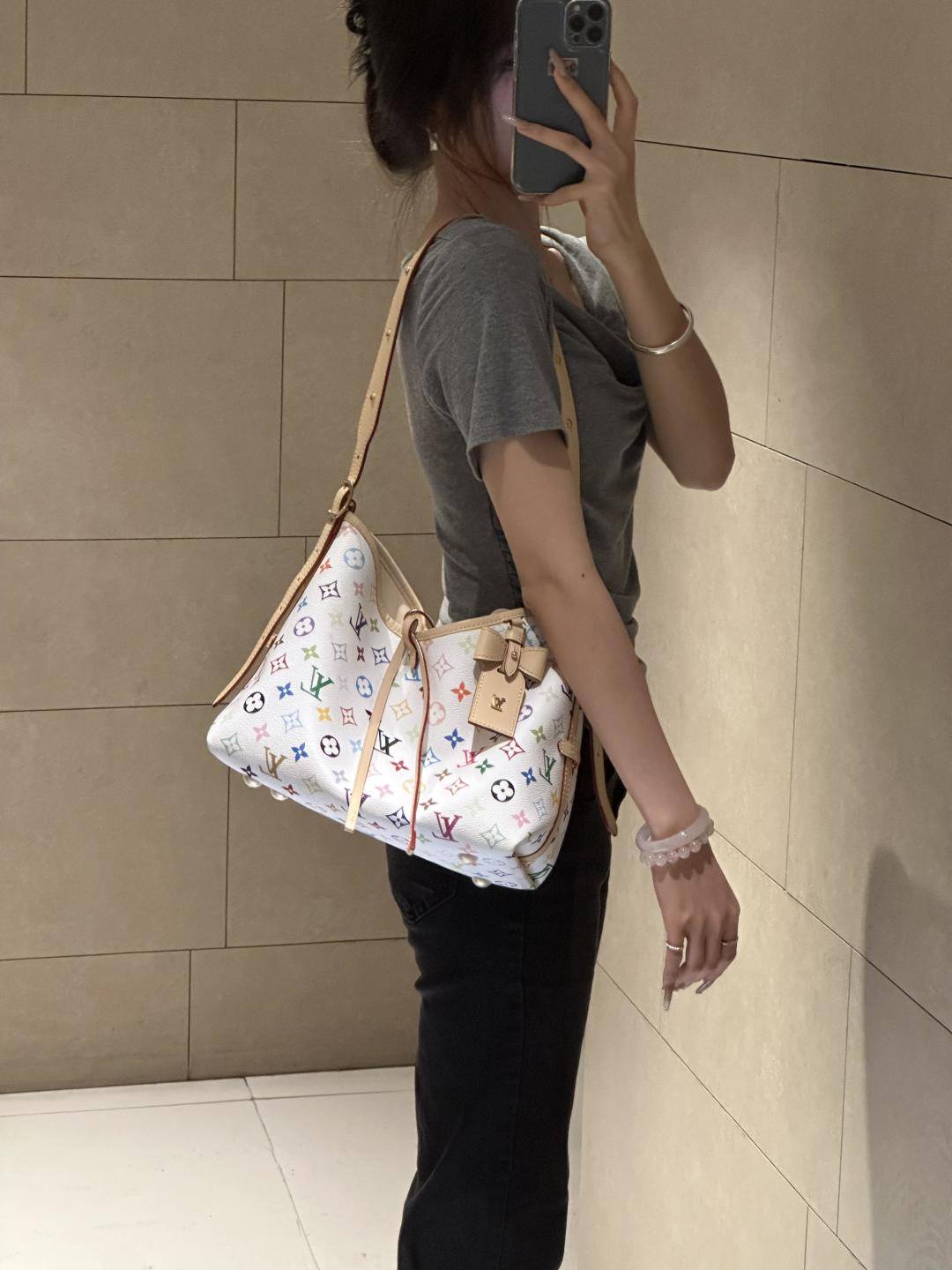 Shebag buys an Authentic Louis Vuitton Carryall white monogram bag(Oct 2025 updated)-بهترين معيار جي جعلي لوئس ويٽون بيگ آن لائين اسٽور، ريپليڪا ڊيزائنر بيگ ru