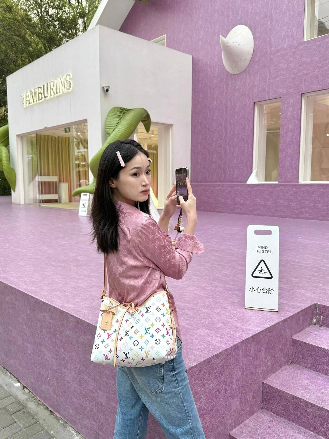 Shebag buys an Authentic Louis Vuitton Carryall white monogram bag(Oct 2025 updated)-بهترين معيار جي جعلي لوئس ويٽون بيگ آن لائين اسٽور، ريپليڪا ڊيزائنر بيگ ru