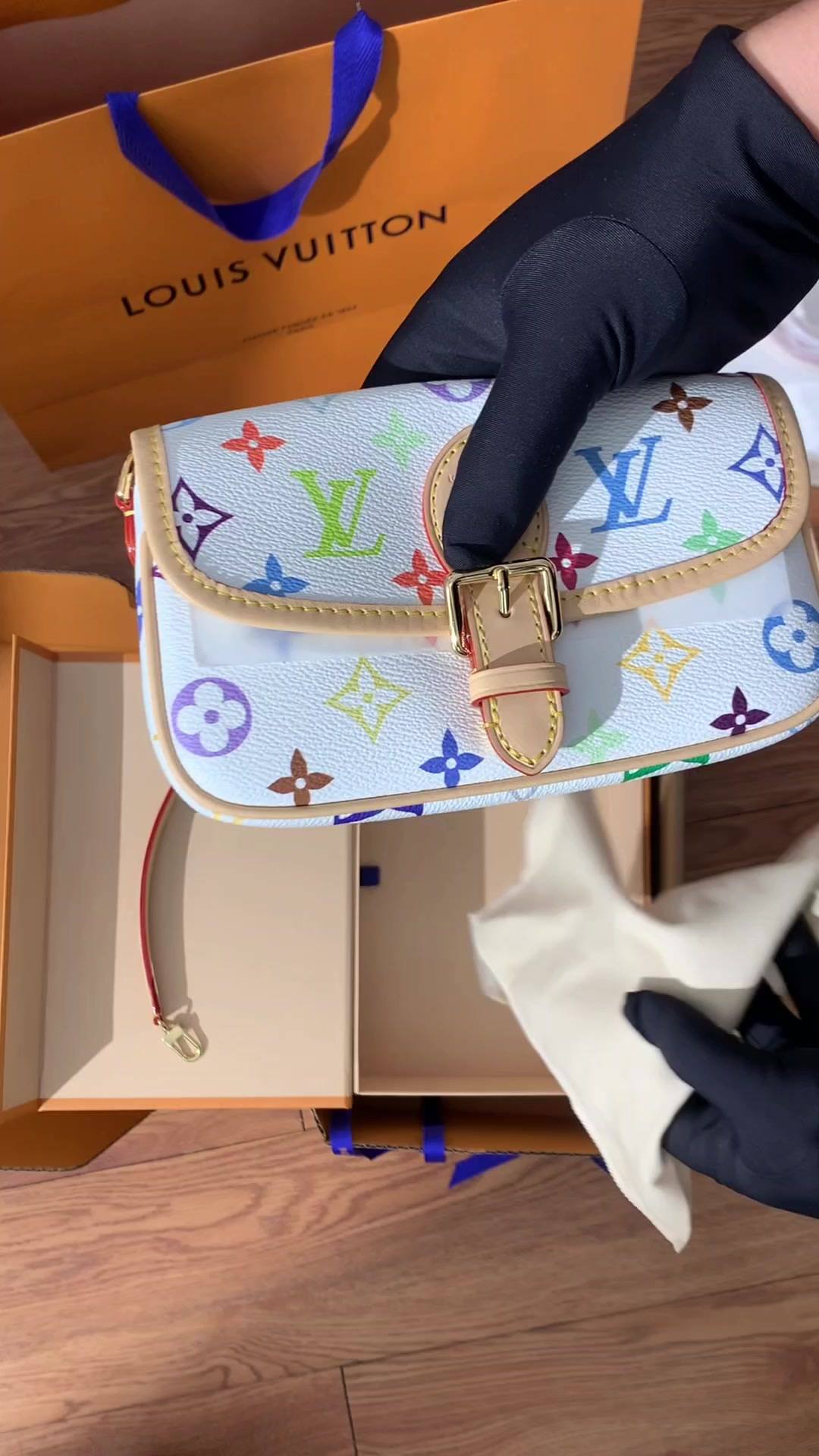 白三彩 Diana-Best Quality Fake Louis Vuitton Bag Online Store, Replica designer bag ru