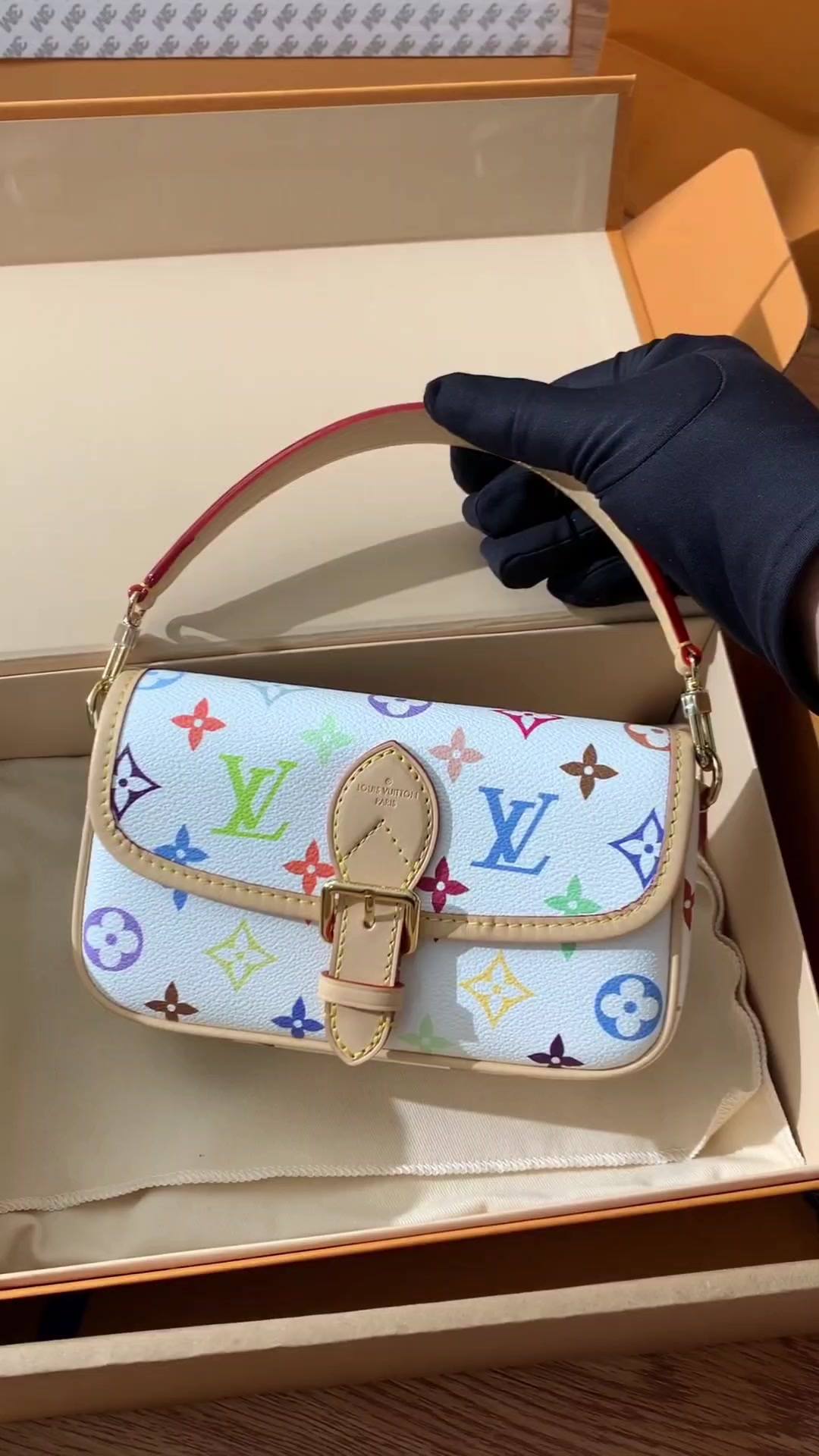 白三彩 Diana-Best Quality Fake Louis Vuitton Bag Online Store, Replica designer bag ru